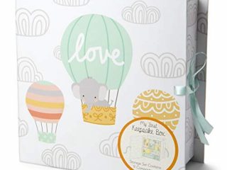 Tri-Coastal Design - Caja de Primeros Recuerdos de Bebé Con 9 Cajas Para Guardar Los Recuerdos y Tesoros Especiales
