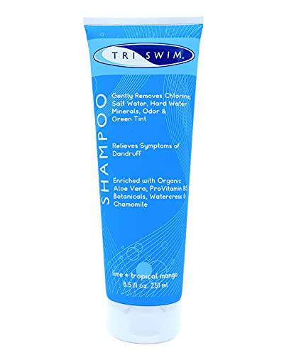TRISWIM Champú Hidratante Eliminador de Cloro para Nadadores Vegan Lima Mango (251ml)