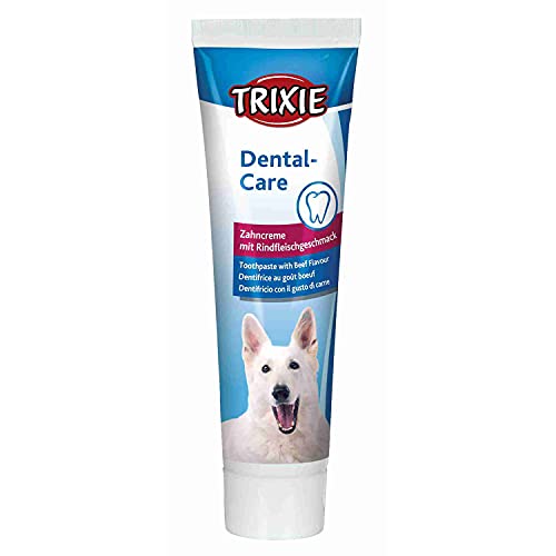 TRIXIE Pasta de Dientes Sabor a Ternera para Perros
