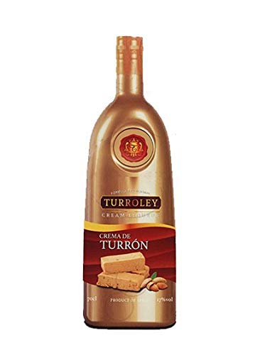 Turroley - Licor de Crema de Turrón - 3 Botellas x 700 ml - Total: 2100 ml