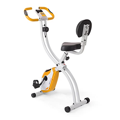 Ultrasport Bicicleta estática avanzada unisex F-Bike, pantalla LCD, entrenador doméstico plegable, bicicleta de ejercicios (el diseño puede variar)