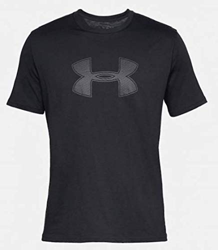 Under Armour Big Logo Ss - Camiseta ligera de manga corta para hombre, color Negro/Grafito, talla M