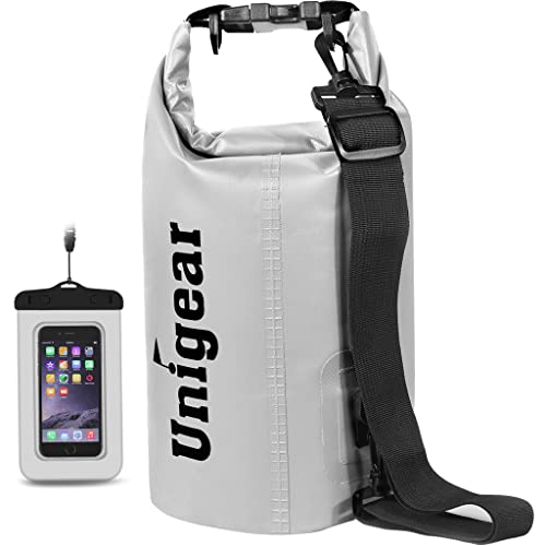 Unigear Bolsa Estanca 2L~40L Seca Impermeable + Funda De Movíl Camping Playa