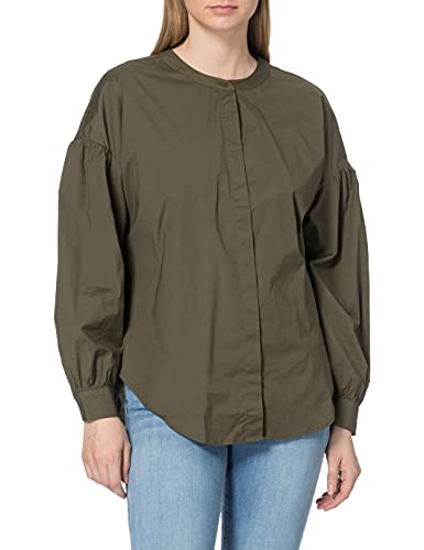 United Colors of Benetton Blusa 5nhp5qcr4 Camisa, Verde Militar 35a, XS para Mujer