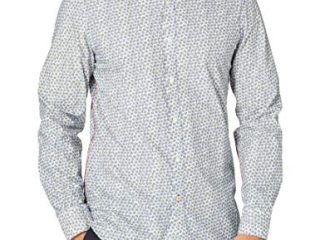 United Colors of Benetton Camisa 5lnk5qlo8, Allover A Fiori 27 L, XL para Hombre