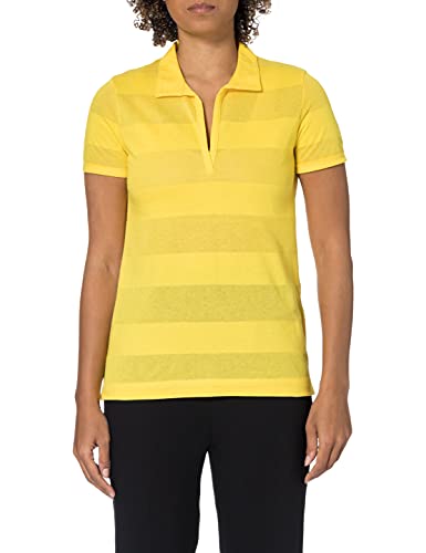 United Colors of Benetton Polo M/M 38aye3224 Camisa, Amarillo 3n7, S para Mujer