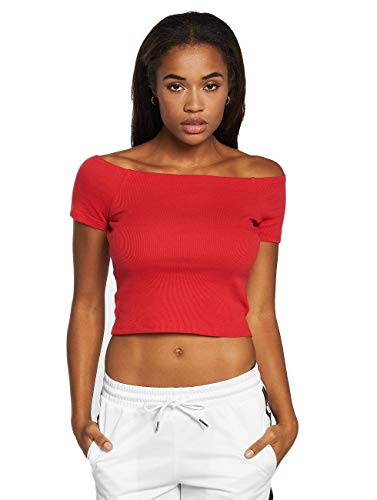 Urban Classics Camiseta de Tirantes para Mujer, Fire Red, S