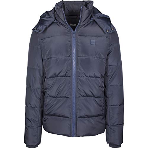 Urban Classics Chaqueta con Capucha para Chico, Azul Marino, 134 cm-140 cm para Niños