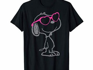 US Peanuts Snoopy Heart Shades 01 Camiseta