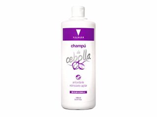 Valquer Champú de cebolla. Reduce la grasa. Estimulante capilar. Antioxidante cabello. Purificante. Todo tipo de cabello. Aceite de Macadamia - 1000 ml