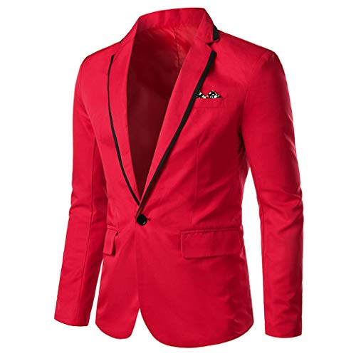Vectry Trajes para Hombre 3 Piezas Slim Fit Boda Formal Traje de Cena Negro Azul Marino Vino Rojo Un botón con Muesca Solapa Esmoquin Blazer Chaqueta Chaqueta y Pantalones