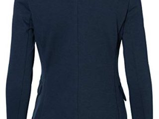 Vero Moda Vmjulia LS Blazer Dnm Noos Chaqueta, Azul (Total Eclipse), 40 EU para Mujer