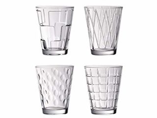 Villeroy & Boch Dressed Up Vasos de agua, Set de 4 piezas, 310 ml, Cristal, Transparente