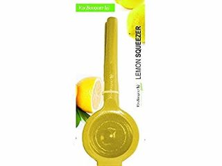 Vin Bouquet FIK 016 - Exprimidor para Cítricos, Exprimidor Zumo Manual, Exprimidor de Mano Portátil para Naranja Limón Lima y Cítricos, Color Amarillo