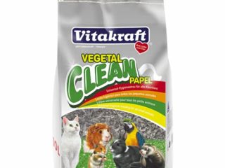Vitakraft - Vegetal Clean Papel, Lecho Higiénico para Todo Tipo de Roedores - 25 L