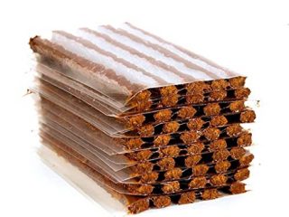 Voarge 50 pcs Kit de Mecha Pinchazos para Reparación Neumáticos de Coche, Moto y Bicicletas, 10 cm, Reparador de Neumáticos para Vehículo Motocicleta Bicicleta, Parches para Ruedas