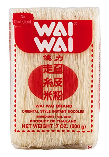 Wai Wai - Fideos De Arroz Extra Finitos, Para Caldos O Salteados 200G