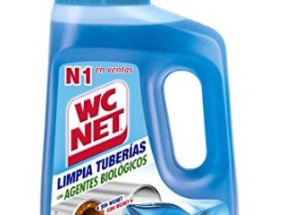 WC Net - Limpia Tuberías con Agentes Biológicos, Elimina los Olores y Destruye los Residuos, Frescor Marino, 1L