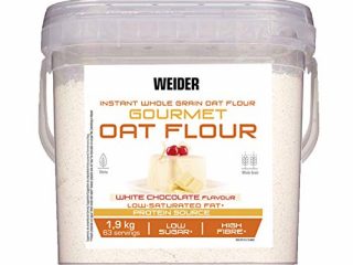 Weider Oat Gourmet. Harina de Avena Integral. Fuente de proteína con bajo contenido en azúcares. Sabor White Chocolate (1,9 kg)