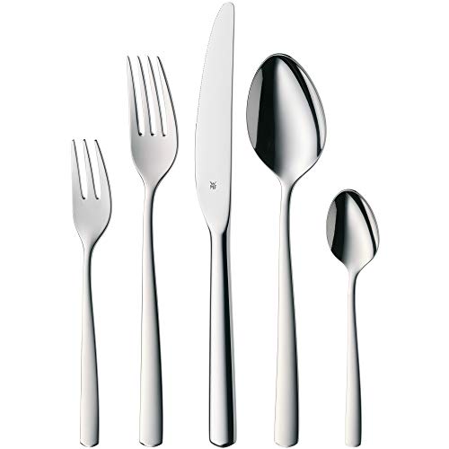 WMF Boston Cromargan - Cubertería, Acero Inoxidable, Acabado Pulido, 30 Piezas para 6 Comensales