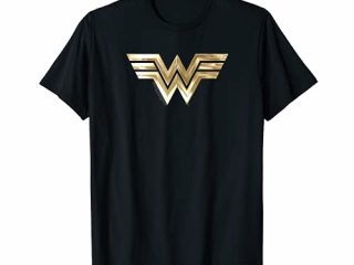 Wonder Woman 1984 Golden Logo Camiseta