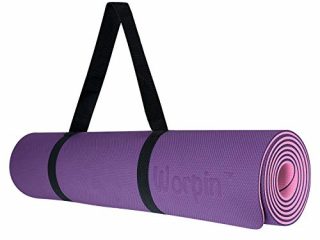 WORPIN, Esterilla Deporte Yoga Pilates Fitness Colchoneta Gimnasia Antideslizante, 183x61cm con Funda y Correa de Hombro, Material TPE ecologico, Alfombra Deporte, Yoga, Facil Limpieza