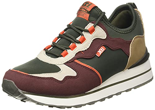 XTI 43423, Zapatillas Mujer, Kaki, 39 EU