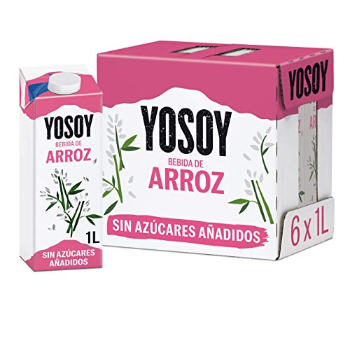 Yosoy Bebida Vegetal de Arroz, Caja de 6 x 1L