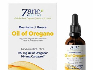 Zane Hellas 100% Aceite de orégano sin diluir.Aceite Esencial de orégano Griego Puro.86% Min Carvacrol.164mg de Carvacrol por porción.Probablemente el Mejor Aceite de orégano del Mundo.30ml