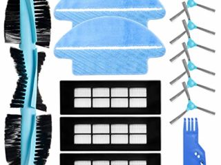 ZITFRI Kit de Recambios para Cecotec Conga 3090 Robot Aspirador 13 PCS Repuestos de 3 Filtros HEPA 6 Cepillos Laterales 1 Cepillo Principal 2 Mopas Fregona y Más, Accesorios Cecotec Conga Serie 3090