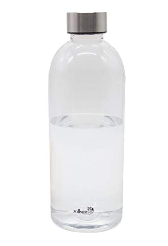 ZOLLNER24 Botella de Agua sin BPA de tritán, 1 litro, Disponible en 600 ml