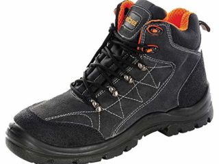 Asatex 19000 47 – Botas de seguridad,"Eibe S1P, tamaño 12, negro/naranja