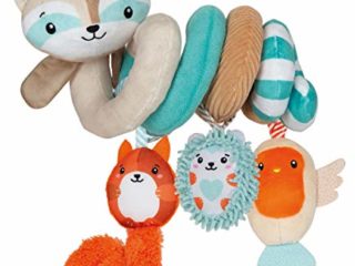Clementoni - Baby Clementoni Espiral de actividades para sillita con personajes de animales- accesorios sillita a partir de 0 meses (17320)