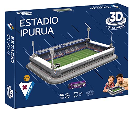 Eleven Force- Puzzle 3D Estadio Ipurúa (Éibar), Color Azul (14924)