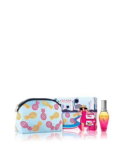 Escada - Miami Blossom EDT-S - Colonia y bolsa de maquillaje, 2,857 kg