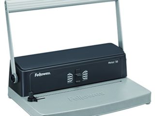 Fellowes Metal 50 - Encuadernadora manual de espiral metálico, uso ocasional