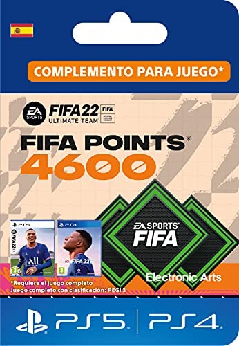 FIFA 22 Ultimate Team - 4600 FIFA Points | Código de descarga PS4/PS5 - Cuenta española