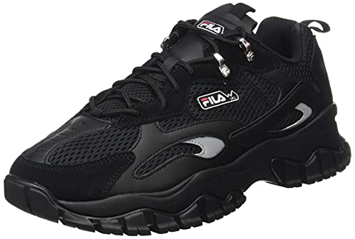 FILA Ray Tracer TR2 men, Zapatilla Hombre, Negro (BlackXBlack), 41 EU