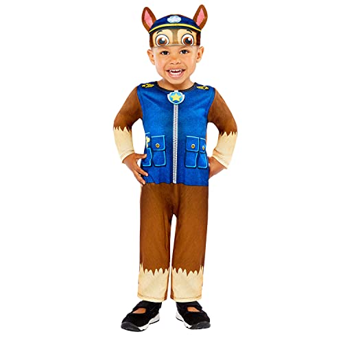 Generique - Disfraz Chase Paw Patrol bebé - 2-3 años (86-94 cm)