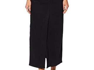 Lee Ultra Long Split Skirt Faldas Mujer, Negro (Black Parker), 24W
