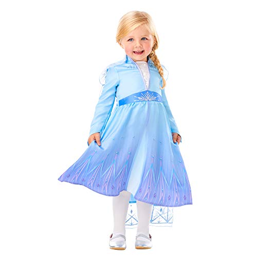 Rubies clásico de Elsa de Frozen para niñas 2-3 años Disfraz, Multicolor, (Rubie'S Spain, S.L. 300284-T)
