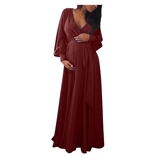 Vectry Vestidos para Premama Ropa Fotos Embarazada Vestido Premama Verano Vestidos De Fiesta para Bodas Talla Grandes Vestido Verano Vestidos Largos Casual