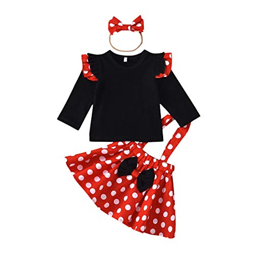 Verve Jelly Bebé Niña Disfraz de Lunares Tutu Top Vestidos Princesa para Fiesta Carnaval Cumpleaños Navidad Vestido