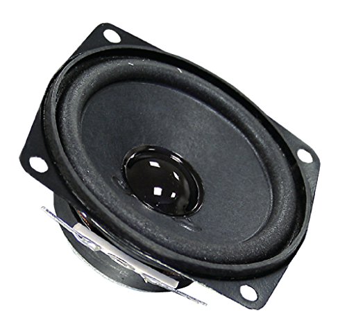 Visaton VS-FR7/4 - Altavoces (Alámbrico, 5 W, 130-20000 Hz, 4 Ω, Negro)