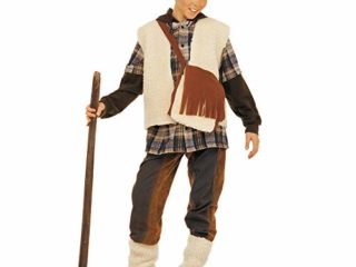 WIDMANN ? Juego Disfraz Pastor Boys, multicolor, 128 cm, vd-wdm36736