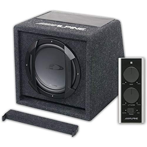 1 Altavoz Activo Compatible con Alpine SWE-815 con subwoofer de 8" 20,00 cm 200 mm 100 vatios rms 300 vatios máx 2+2 Ohm Bass Reflex Coche, 1 Pieza