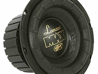 1 LANZAR MAX8 subwoofer 20 cm 200 mm 8" diámetro con 300 vatios rms y 600 vatios máx Maletero Coche una Sola Bobina de 4 ohmios, 1 Pieza