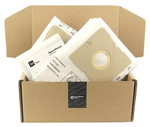 10 Bolsas + 2 microfiltros recortables para aspiradores Ufesa modelos: AC5010, AC5015, AC5010XXL