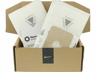 10 Bolsas SpareHome de Alta filtración compatibles con aspiradores Ufesa AT4213, AT4214, AT4215, AS2020N, AS2018, AS2018N, AS2016, AS2015, AS2014, Big Bag 3L