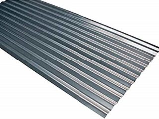 10 chapas galvanizadas de hoja de 200 x 90 cm – Grosor 0,25 mm